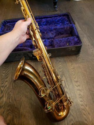 Vintage Buescher Aristocrat Tenor Saxophone 1939 - 1940 4