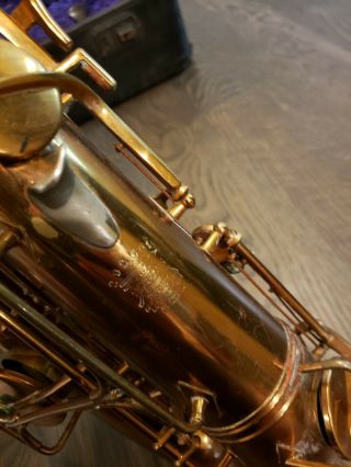 Vintage Buescher Aristocrat Tenor Saxophone 1939 - 1940 6