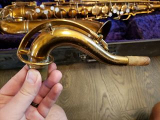 Vintage Buescher Aristocrat Tenor Saxophone 1939 - 1940 9