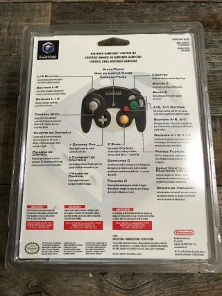 Nintendo Platinum GameCube Controller OEM Official Factory VINTAGE 4