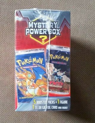 3 Pokemon Mystery Power Boxes Factory 15 Booster Packs Vintage,  Base set 6