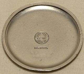V.  Rare Vintage military stainless steel Universal Geneve cal.  262 radium dial 12