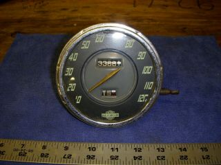 Vintage Oem Harley Panhead Speedometer 50 