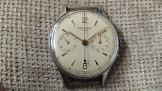 Sekonda 3017 White 2 - Collectible Vintage Russian Chronograph