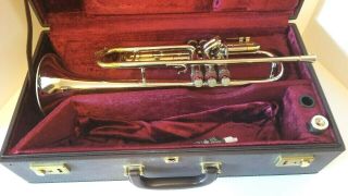 Vtg.  C.  G.  Conn Ltd.  Constellation Silver Trumpet In Vgc.  Serial 752749