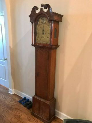 Very Rare/antique Grandfather Clock,  1800 