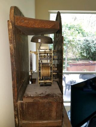 Very RARE/Antique GRANDFATHER CLOCK,  1800 ' s - wood case,  chime 4