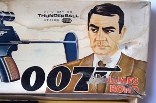 60 ' s Japanese Toy 007 James Bond THUNDERBALL Multi - Buster 1965 Complete Set RARE 4