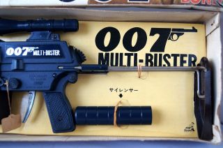 60 ' s Japanese Toy 007 James Bond THUNDERBALL Multi - Buster 1965 Complete Set RARE 6