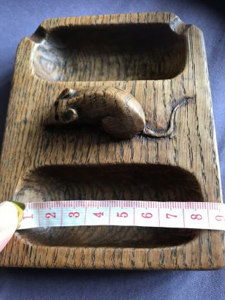 Rare Double Sided Mouseman Pintray/ashtray 3