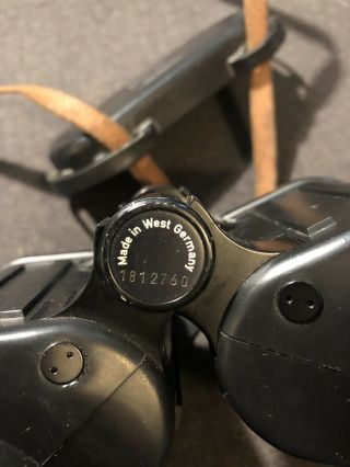 Zeiss West Germany Vintage Binoculars 7x50 B Marine Lenses 5