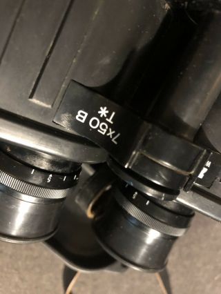 Zeiss West Germany Vintage Binoculars 7x50 B Marine Lenses 7