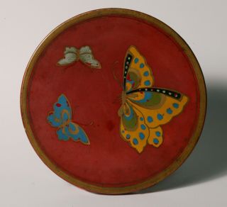 RARE Vintage Art Deco NORITAKE SWEET MEAT SET - Butterflies with Case 3