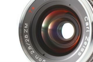 RARE Carl Zeiss Biogon T 28mm F/2.  8 Black ZM Leica M JAPAN 0337 2
