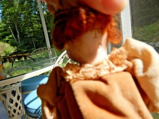 ANTIQUE GERMAN BISQUE DOLL PLAYING VIOLIN WITH HIS DOG 7