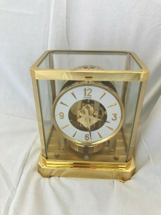 Vintage Swiss Lecoultre Atmos Perpetual Motion Clock Model 528 - 8 Unblemished