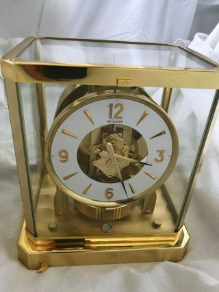 Vintage Swiss LeCoultre Atmos Perpetual Motion Clock model 528 - 8 unblemished 2