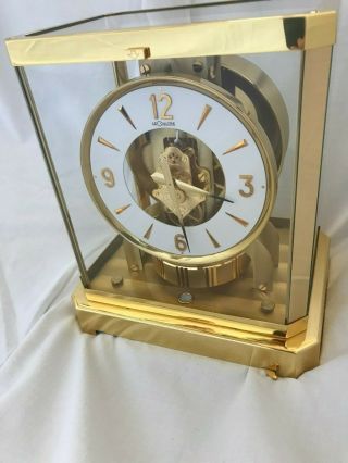 Vintage Swiss LeCoultre Atmos Perpetual Motion Clock model 528 - 8 unblemished 3