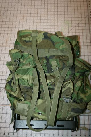 Blackhawk External Frame Tactical Backpack Rucksack In Vintage Military Camo