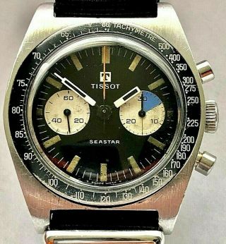 Vintage 1969 Tissot Seastar Chronograph Lemania 870 Lemania 1277