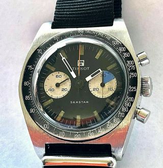 Vintage 1969 Tissot Seastar Chronograph Lemania 870 Lemania 1277 2