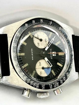 Vintage 1969 Tissot Seastar Chronograph Lemania 870 Lemania 1277 5