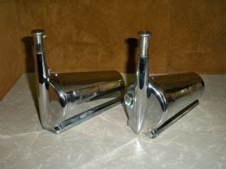 Vintage Chrome Wall Mount Soap Dispensers Gas Station Rest Room