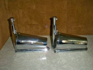 VINTAGE CHROME WALL MOUNT SOAP DISPENSERS GAS STATION REST ROOM 2