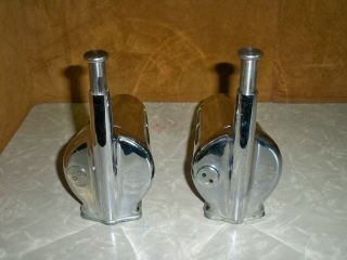 VINTAGE CHROME WALL MOUNT SOAP DISPENSERS GAS STATION REST ROOM 6