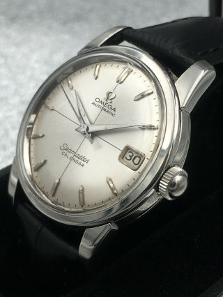 1956 Vintage Omega Automatic Seamaster,  20 Jewels,  Serviced One Year 5