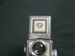 Vintage Rolleiflex Franke & Heidecke DBP DBGM SLR CAMERA w/ Pistol Grip 2