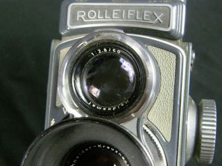 Vintage Rolleiflex Franke & Heidecke DBP DBGM SLR CAMERA w/ Pistol Grip 4