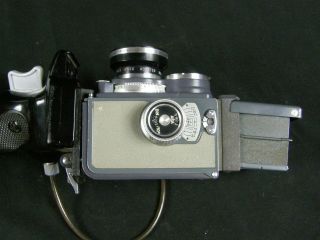 Vintage Rolleiflex Franke & Heidecke DBP DBGM SLR CAMERA w/ Pistol Grip 7