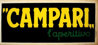 Vintage Poster Campari L 