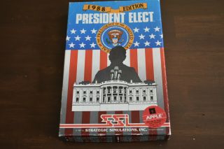 President Elect Apple Ii - Great Shape Vintage Game Rare