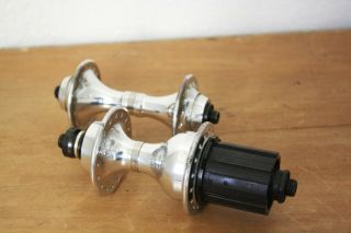 Campagnolo C - Record Hubset | 32h/32h | 100/130mm | 8 Speed | Vintage 595g