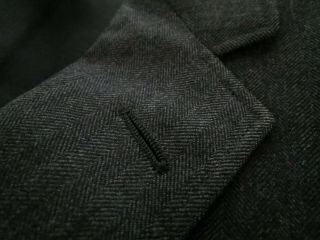 Classic VTG Union Made J Press Three piece English Tweed Herringbone suit 40 R 8