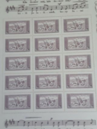 Stamps Czechoslovakia 1934,  RARE Sheets,  Kde Domov muj 3