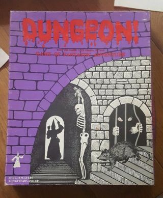 Vintage Dungeon Game Of Fantastic Adventure By Tsr,  1975,  No.  1002,  Complete