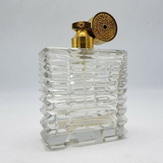 Vintage Art Deco Marcel Franck Baccarat Art Deco French Escale Perfume Atomizer