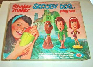 Rare Vintage 1974 Ideal Scooby Doo Shaker Maker Play Set Vgc