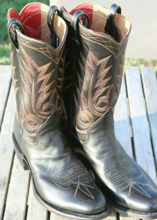 Vintage Pablo Jass Cowboy Boots Extremely Rare Custom Handmade Kanagaroo