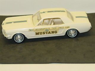 Vintage 1965 Ford Mustang Indy 500 Pace Car,  Hard Top,  Dealer Promo