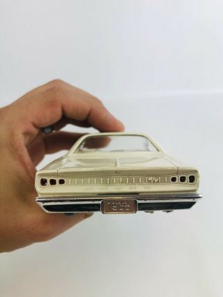 MPC 1968 White Dodge Coronet R/T Factory Built Dealer Promo Model W/ Box 10