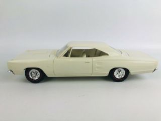 MPC 1968 White Dodge Coronet R/T Factory Built Dealer Promo Model W/ Box 2
