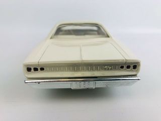 MPC 1968 White Dodge Coronet R/T Factory Built Dealer Promo Model W/ Box 5