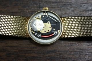 Vintage Ladies Concord 14K Yellow Gold Case and Diamond Bezel Watch 9
