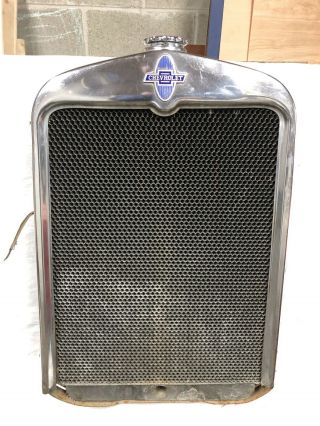 Vintage 1929 1930 1931 Chevrolet Grille Grill Shell,  Radiator,  Chevy