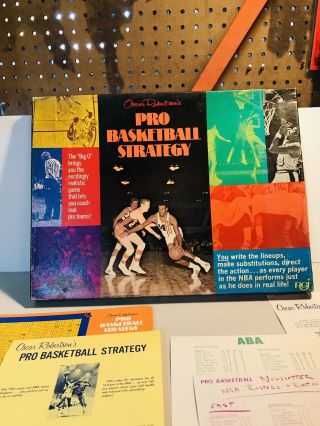 Vintage Oscar Robertson’s Pro Basketball Strategy Game.  RGI 2