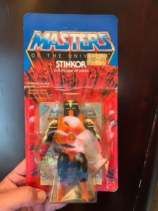 Motu,  Vintage,  Stinkor,  Masters Of The Universe,  Moc,  Action Figure,  He - Man